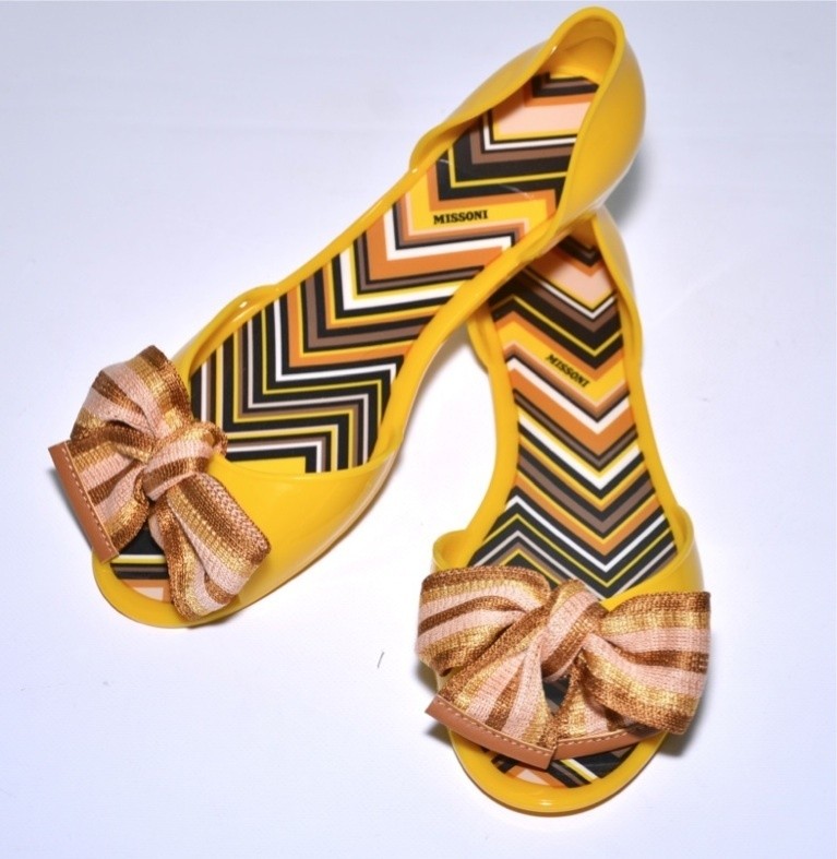 MISSONI JELLY FLATS PEEP TOE SHOES BNWT UK 6 EU 39 US 9