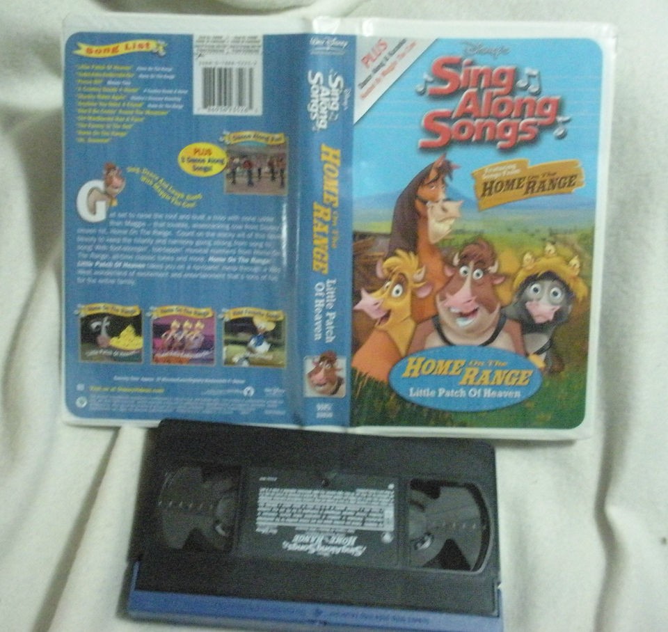 Sing Along Songs Home on the Range (VHS, 2004), Great Condition 