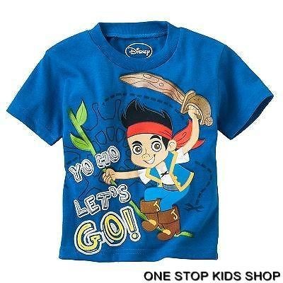 JAKE AND THE NEVERLAND PIRATES Toddler Boys 2T 3T 4T Tee SHIRT Top 