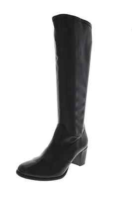 Karen Scott NEW Lucca Black Side Zip Wide Calf Knee High Boots Heels 