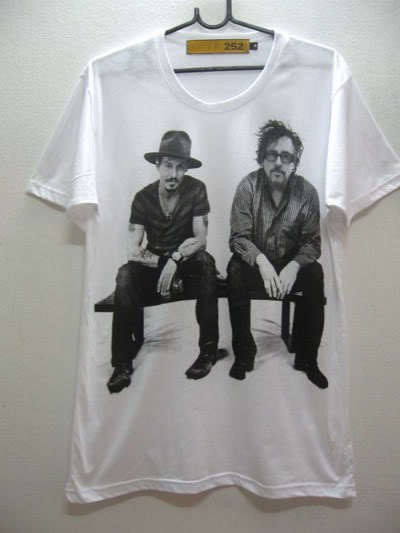 Johnny Depp & Tim Burton Film Movie Pop Rock T Shirt M