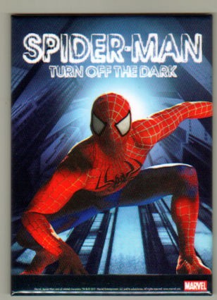 SPIDERMAN TURN OFF THE DARK MAGNET BROADWAY BWAY THEATRE THEATER