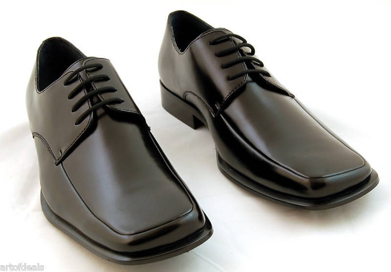 new 1 pair mens leather dress shoes lace up or slip on