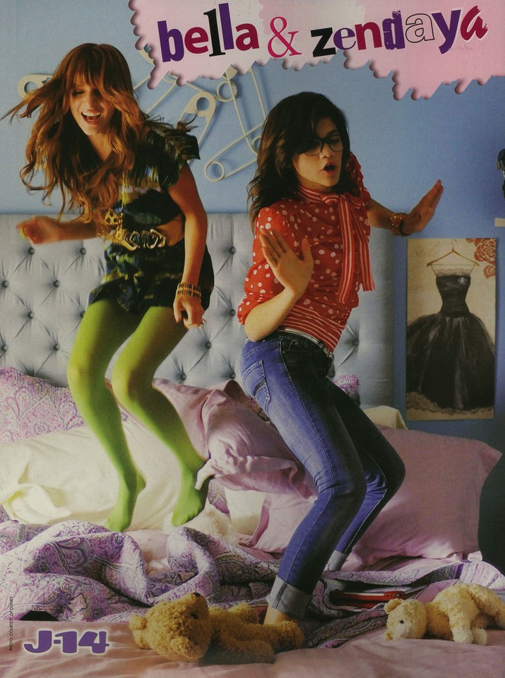 Bella Thorne & Zendaya, Shake It Up J 14 magazine feature, clippings