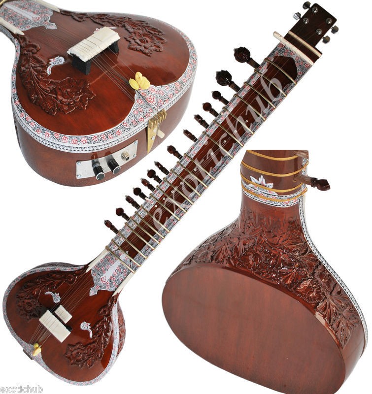   SITAR~DESIGNER TUN WOOD~VILAYAT KHAN STYLE~PROFESSI​ONAL QUALITY