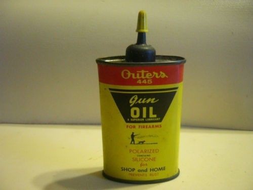   gun oil can advertisement empty  30 00  vtg eagle