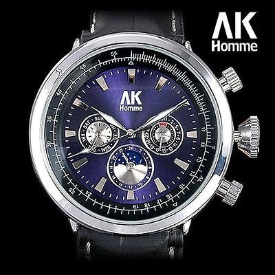 Alias Kim Tag Tourbillion Leather Band Automatic Mechanical MENS Wrist 