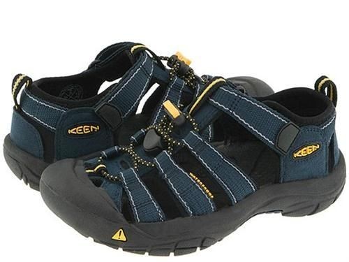 Keen Newport H2 Sport Sandals Boys Kids Navy Blue Water Shoe Youth 