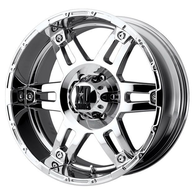 KMC XD797 SPY XD79778055218 17X8 18MM OFFSET 5X5.5 CHROME SINGLE RIM