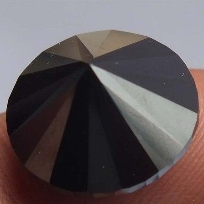 96CT OPAQUE LOOSE DIAMOND MOISSANITE SUPER BALCK FOR VINTAGE 