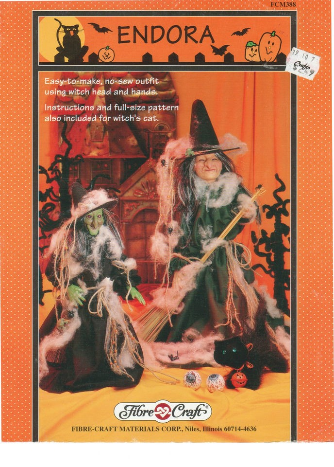 Halloween Witch Costume How To Make No Sew Endora Booklet for 