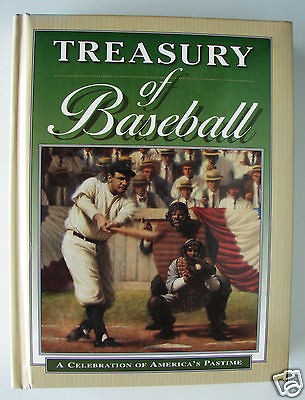 TREASURY OF BASEBALL 1994 608 PAGES 8.5 x 11.0 HARD COVER