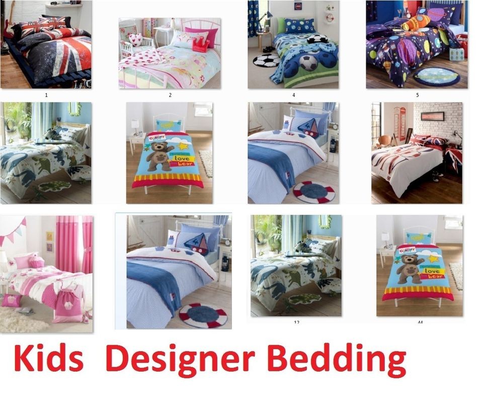 new kids duvet sets in single and double lots of