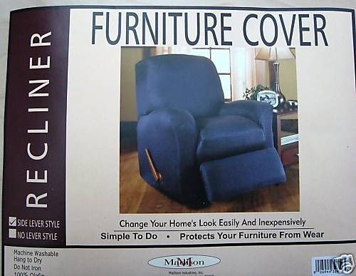 PORTLAND RECLINER COVER 5 PCS LAZY BOY PICK FROM 6 COLORS (VISIT OUR 