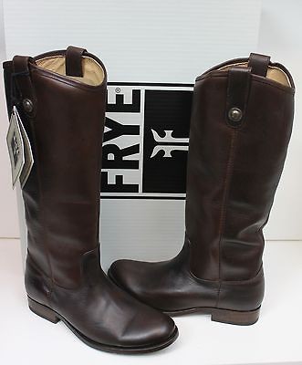 Frye Melissa Button 77167 dark brown soft vintage leather womens 