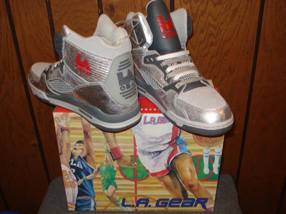 LA GEAR RETRO MENS HIGH BASKETBALL SNEAKERS NEW SIZE 11 NEW HTF