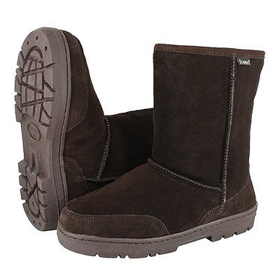 BEARPAW DREAM 8 CHOCOLATE SHEEPSKIN LINING BOOTS MENS US SIZE 11, UK 