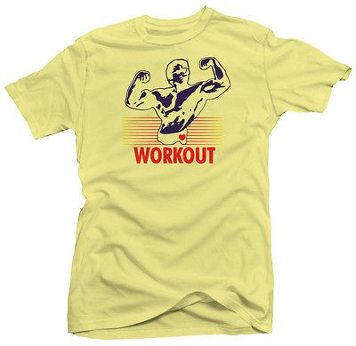 workout retro 80s fitness ego cool new t shirt