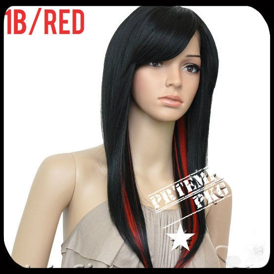 HI TEMP LACE FRONT WIG W/ BANGS Beyonce NICKI RIHANNA PRICED TO SELL 