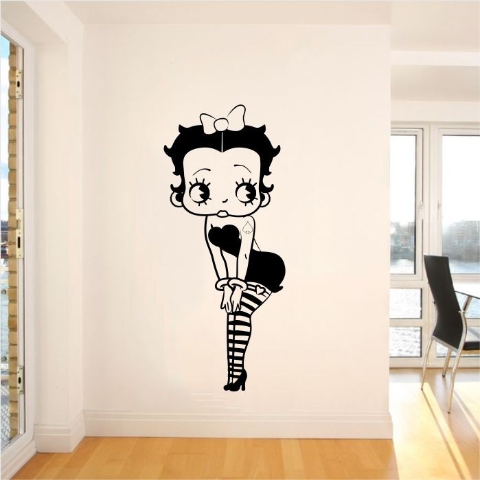 BETTY BOOP Wall Sticker Decal Vinyl Cartoon Big Large Bedroom 