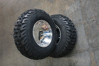 HONDA TRX450R FRONT TIRES 21X7X10 350 660 700 BAZOOKA with rims 