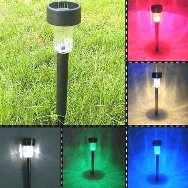   Changing LED Solar Power Outdoor Yard Path Garden Landscape Lamp Light