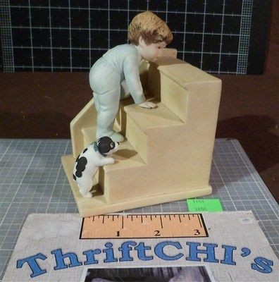 ThriftCHI ~ Danbury Mint Porcelain Figurine Nitey Nite by Bessie 