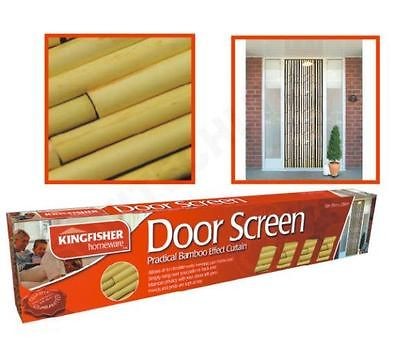 NEW DOOR CURTAIN BAMBOO BEADED SCREEN BLIND FLY SCREEN BEADED BLINDS 