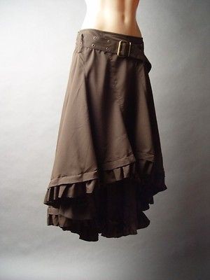 Steampunk Western Prairie Victorian Equestrian Tail Hem Petticoat fp 