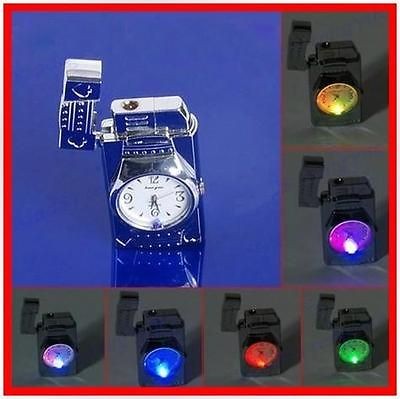   Watch Shaped Windproof Butane Refillable Cigarette Cigar Lighter