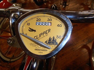 Stewart Warner Bicycle Speedometer USA ALL METAL for 26 " bikes SCHWINN Cruiser 