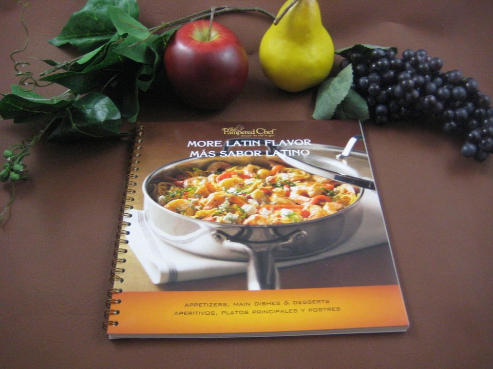 pampered chef more latin flavor cookbooks 2442 new 