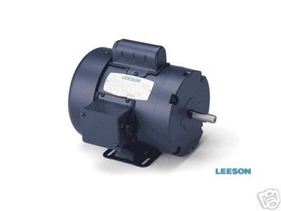 HP Leeson 110109 3450 TEFC 115/230 1 Phase Electric Motor 5/8 