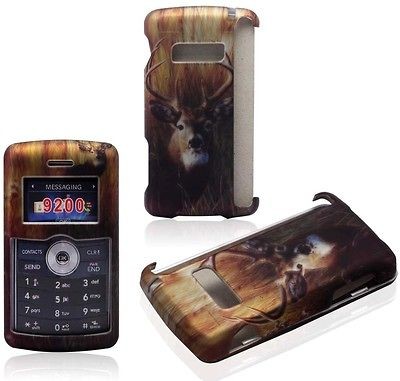 2D case LG enV3 VX 9200 Hard Rubberized Cover Case camo deer