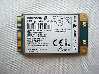 UNLOCKED Dell Wireless 5550 ERICSSON F5521GW over dell 5540 / f3507g 