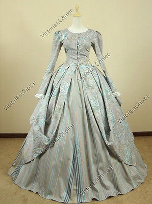 Victorian Gothic Lolita Dress Ball Gown Reenactment Prom 156 L
