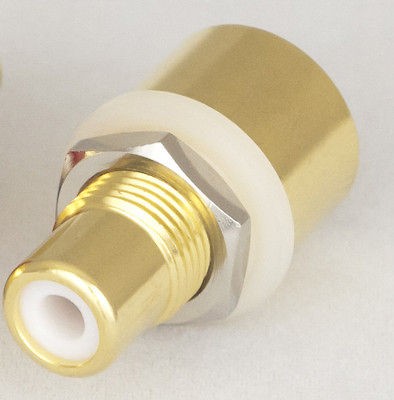 manley rca gold plated teflon phono socket brand new time