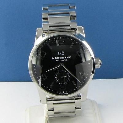 Montblanc 8566 35419 Timewalker Big Date Black Dial Automatic Watch 