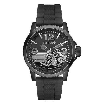 marc ecko men the flint 3 hand movement blk #