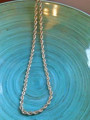 18 MANS HEAVY GOLD CHAIN NECKLACE GANGSTA JEWELRY BLING HALLOWEEN 