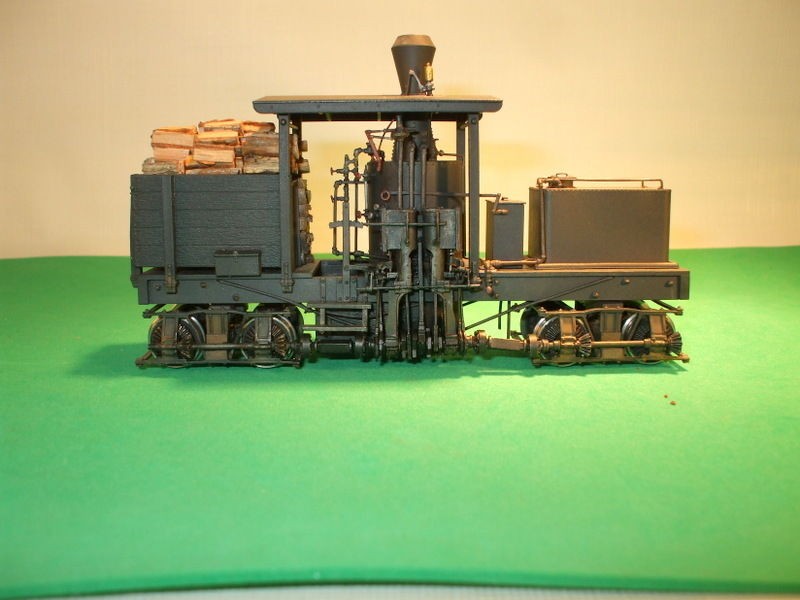 On3 BRASS WISEMAN VERTICLE BOILER SHAY LOGGING GEARED LOCO # 21 CUSTOM 