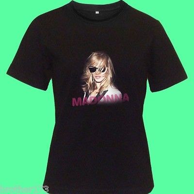 MADONNA MDNA World TOUR 2012 Men Women Black Tee T   Shirt S M L XL 