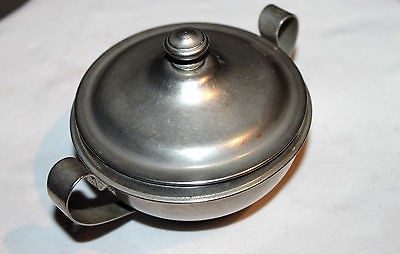 VINTAGE MANNING BOWMAN Co. Meriden.Conn LIDDED SUGAR BOWLE RARE SILVER 