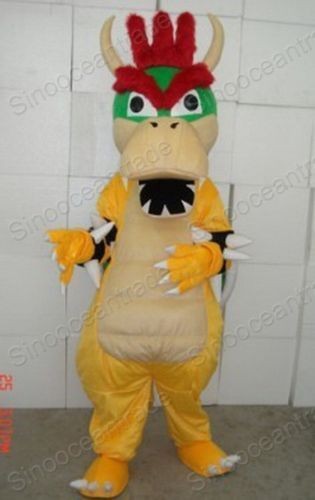 super mario bowser koopa cartoon mascot costume suit uk  