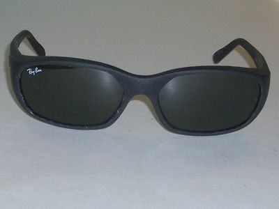 RAY BAN STUNNING RB2016 W2578 MATTE BLACK DADDY  O WRAP SUNGLASSES w 