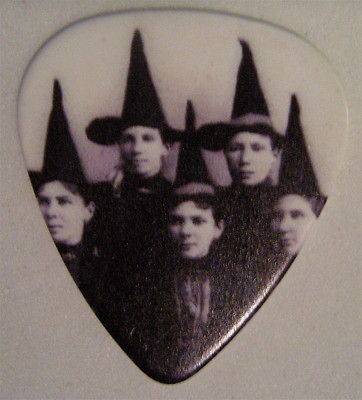   Guitar PICK Put a SPELL on ur music Magick Witchcraft Wicca old foto