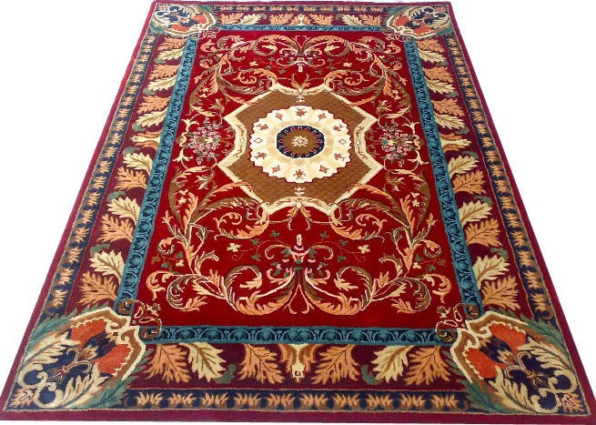   Tufted Oriental Designer Semi Worsted Wool Carpet Rug Alfombras Hali