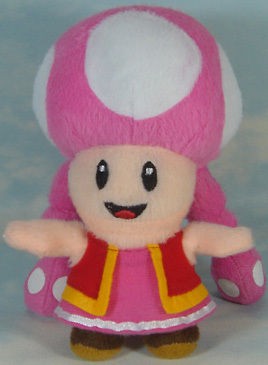 super mario bros toadette 6 5 soft plush doll toy