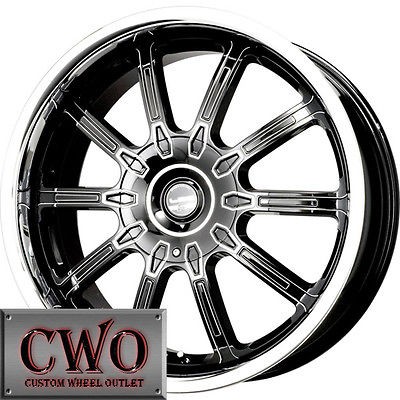 20 Black Falken LX 10 Wheels Rims 5x110/5x114.3 5 Lug G6 HHR Altima 