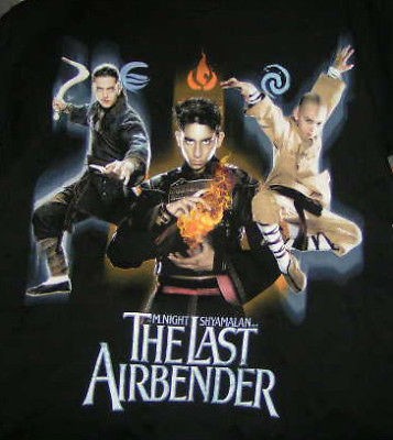 night shyamalan the last airbender t shirt nwt time